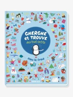 Livre D'activités Cherche Et Trouve Des Tout-petits - Dans Le Froid - AUZOU Blanc - Auzou