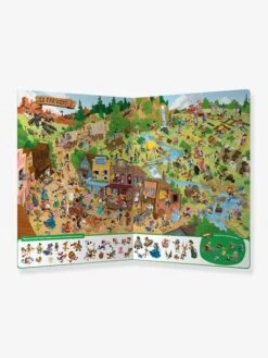 Livre D'activités Cherche Et Trouve Du Loup - A Travers Le Temps - AUZOU Blanc - Auzou -Enfant Jouet Boutique livre dactivites cherche et trouve du loup a travers le temps auzou 1