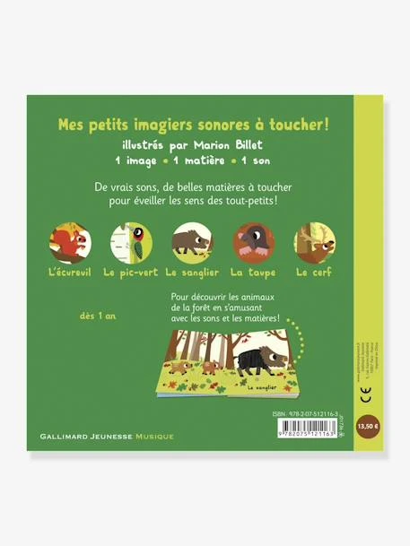 Livre Sonore Et Tactile La Forêt GALLIMARD JEUNESSE Vert - Gallimard 2 Livre Sonore Et Tactile La Forêt GALLIMARD JEUNESSE Vert - Gallimard – Image 2