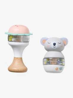 Lot De 2 Hochets En Bois FSC® Vert - Vertbaudet -Enfant Jouet Boutique lot de 2 hochets en bois fsc 2