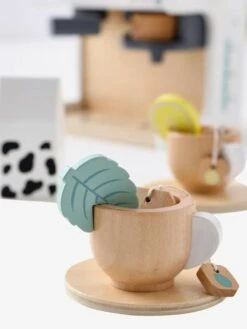Machine à Café Et à Thé En Bois FSC® Multicolore - Vertbaudet -Enfant Jouet Boutique machine a cafe et a the en bois fsc 3