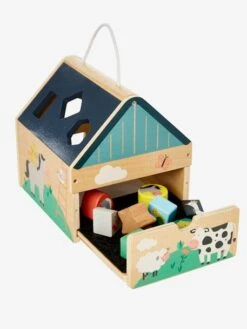 Maison Des Formes En Bois FSC® Multicolore - Vertbaudet -Enfant Jouet Boutique maison des formes en bois fsc 4
