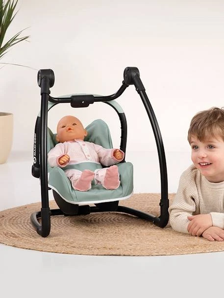 Maxi Cosi Et Chaise Haute 3 En 1 - SMOBY Vert - Smoby 2 Maxi Cosi Et Chaise Haute 3 En 1 - SMOBY Vert - Smoby – Image 2