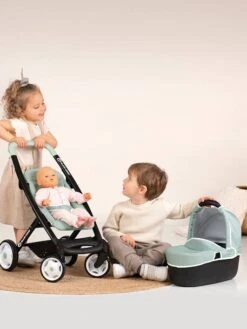 Maxi Cosi Poussette Landau 3 En 1 - SMOBY Vert - Smoby -Enfant Jouet Boutique maxi cosi poussette landau 3 en 1 smoby 2