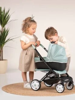 Maxi Cosi Poussette Landau 3 En 1 - SMOBY Vert - Smoby -Enfant Jouet Boutique maxi cosi poussette landau 3 en 1 smoby 3
