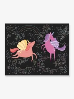 Mes Cartes à Gratter Licornes - AUZOU Noir - Auzou -Enfant Jouet Boutique mes cartes a gratter licornes auzou 2