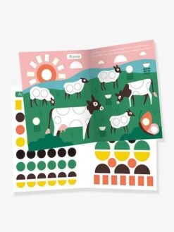 Mes Premières Gommettes Formes - La Ferme - AUZOU Jaune - Auzou -Enfant Jouet Boutique mes premieres gommettes formes la ferme auzou 2