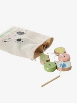 Mes Premières Perles à Enfiler En Bois FSC® Multicolore - Vertbaudet -Enfant Jouet Boutique mes premieres perles a enfiler en bois fsc 3