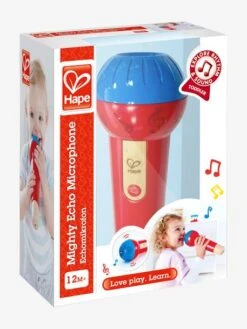 Micro à Résonance HAPE Rouge - Hape -Enfant Jouet Boutique micro a resonance hape 2