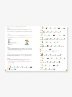 Mon Cahier D'Activités Le Déclic Lecture Les Alphas - RÉCRÉALIRE Bleu Et Orange - Recrealire -Enfant Jouet Boutique mon cahier dactivites le declic lecture les alphas recrealire 3