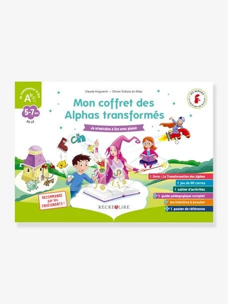Mon Coffret Des Alphas Transformés - RÉCRÉALIRE Blanc Et Vert - Recrealire 1 Mon Coffret Des Alphas Transformés - RÉCRÉALIRE Blanc Et Vert - Recrealire