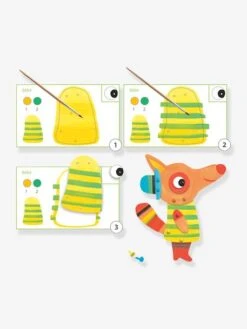 Peinture - La Famille Renard DJECO Bleu - Djeco 9 Peinture - La Famille Renard DJECO Bleu - Djeco -Enfant Jouet Boutique peinture la famille renard djeco 4