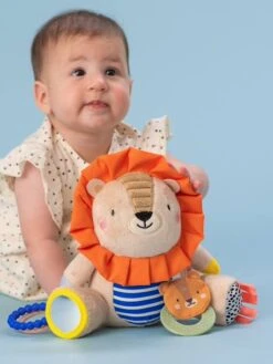 Peluche D'activités Lion - TAF TOYS Orange - Taf Toys -Enfant Jouet Boutique peluche dactivites lion taf toys 2