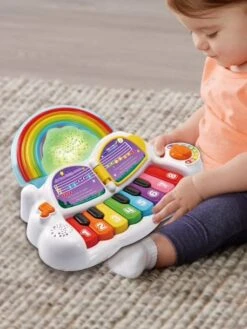 Piano Arc-en-ciel Lumi Magique - VTECH Multicolore - Toutes Les Marques -Enfant Jouet Boutique piano arc en ciel lumi magique vtech 2