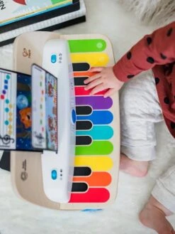 Piano Connecté Magic Touch - HAPE Blanc - Hape -Enfant Jouet Boutique piano connecte magic touch hape 3