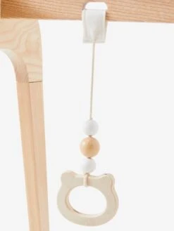 Portique D'éveil Modulable En Bois FSC® Bois Et Blanc - Vertbaudet -Enfant Jouet Boutique portique deveil modulable en bois fsc 3