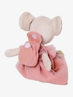 Poupée Souris Et Son Sac à Dos Pour Dent De Lait Blanc - Vertbaudet -Enfant Jouet Boutique poupee souris et son sac a dos pour dent de lait 4