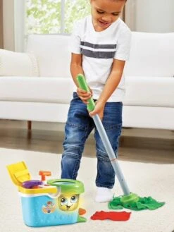 P'tit Chariot De Ménage Magi'clean - VTECH Multicolore - Toutes Les Marques -Enfant Jouet Boutique ptit chariot de menage magiclean vtech 2