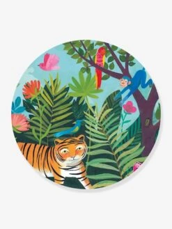 Puzzle 24 Pièces La Balade Du Tigre DJECO Orange - Djeco -Enfant Jouet Boutique puzzle 24 pieces la balade du tigre djeco 2