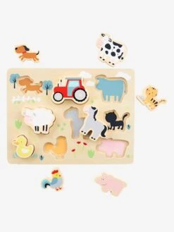 Puzzle à Encastrer Ferme En Bois FSC® Multicolore - Vertbaudet 9 Puzzle à Encastrer Ferme En Bois FSC® Multicolore - Vertbaudet -Enfant Jouet Boutique puzzle a encastrer ferme en bois fsc 3