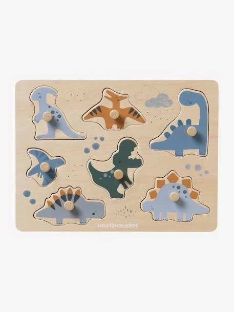 Puzzle Bouton Dinosaures En Bois FSC® Multicolore - Vertbaudet 3 Puzzle Bouton Dinosaures En Bois FSC® Multicolore - Vertbaudet – Image 3
