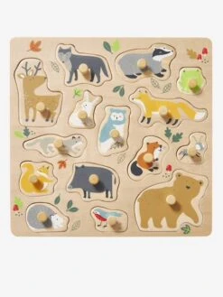 Puzzle Bouton Forêt En Bois FSC® Multicolore - Vertbaudet -Enfant Jouet Boutique puzzle bouton foret en bois fsc 2