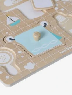 Puzzle Bouton Salle De Bain En Bois FSC® Multicolore - Vertbaudet -Enfant Jouet Boutique puzzle bouton salle de bain en bois fsc 5