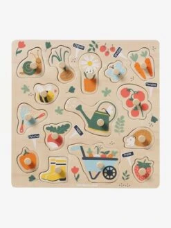 Puzzle Boutons Jardin En Bois FSC® Multicolore - Vertbaudet -Enfant Jouet Boutique puzzle boutons jardin en bois fsc 2