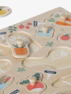 Puzzle Boutons Jardin En Bois FSC® Multicolore - Vertbaudet -Enfant Jouet Boutique puzzle boutons jardin en bois fsc 3