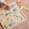 Puzzle Boutons Jungle En Bois FSC® Multicolore - Vertbaudet