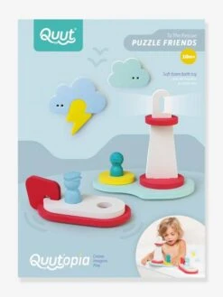 Puzzle De Bain Friends - QUUT Bleu - Quut -Enfant Jouet Boutique puzzle de bain friends quut 4