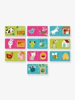Puzzle Duo Habitat - DJECO Multicolore - Djeco -Enfant Jouet Boutique puzzle duo habitat djeco 2