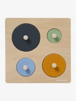 Puzzle Formes Rondes Animaux En Bois FSC® Multicolore - Vertbaudet -Enfant Jouet Boutique puzzle formes rondes animaux en bois fsc 3