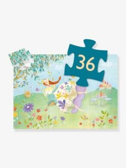 Puzzle La Princesse Du Printemps 36 Pièces DJECO Bleu - Djeco -Enfant Jouet Boutique puzzle la princesse du printemps 36 pieces djeco 2