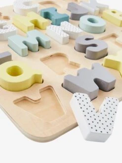 Puzzle Lettres à Encastrer En Bois FSC® Multicolore - Vertbaudet -Enfant Jouet Boutique puzzle lettres a encastrer en bois fsc 4