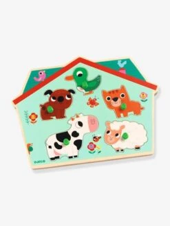 Puzzle Sonore Ouaf Woof - DJECO Bleu - Djeco 5 Puzzle Sonore Ouaf Woof - DJECO Bleu - Djeco -Enfant Jouet Boutique puzzle sonore ouaf woof djeco 2