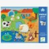 Puzzle Tactiloferme 20 Pièces DJECO Multicolore - Djeco