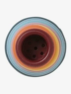 Pyramide à Empiler En Silicone Multicolor - Vertbaudet -Enfant Jouet Boutique pyramide a empiler en silicone 2