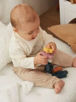 Pyramide D'étoiles à Empiler En Silicone Multicolor - Vertbaudet -Enfant Jouet Boutique pyramide detoiles a empiler en silicone 2