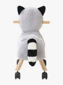 Raton Laveur Masqué à Roulettes En Peluche Et Bois FSC® Multicolore - Vertbaudet -Enfant Jouet Boutique raton laveur masque a roulettes en peluche et bois fsc 3