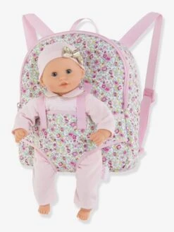 Sac à Dos Porte Poupon - COROLLE Rose Bonbon - Corolle -Enfant Jouet Boutique sac a dos porte poupon corolle 4