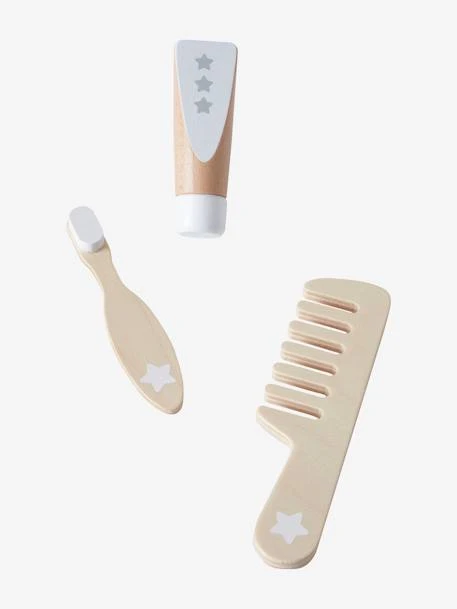 Set Accessoires Hygiène Poupon En Bois FSC® Blanc - Vertbaudet 3 Set Accessoires Hygiène Poupon En Bois FSC® Blanc - Vertbaudet – Image 3