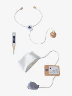 Set Docteur Pour Poupon En Bois FSC® Blanc - Vertbaudet -Enfant Jouet Boutique set docteur pour poupon en bois fsc 3