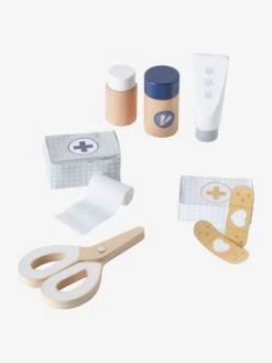 Set Docteur Pour Poupon En Bois FSC® Blanc - Vertbaudet -Enfant Jouet Boutique set docteur pour poupon en bois fsc 4