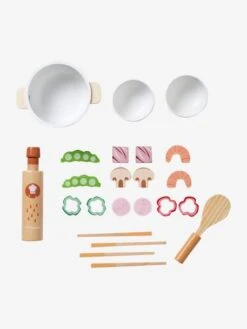 Set Wok De Légumes En Bois FSC® Beige - Vertbaudet -Enfant Jouet Boutique set wok de legumes en bois fsc 2