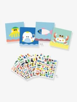 Stickers Marins DJECO Jaune - Djeco -Enfant Jouet Boutique stickers marins djeco 2