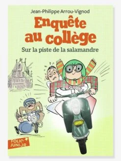 Sur La Piste De La Salamandre - Enquête Au Collège - T4 - GALLIMARD JEUNESSE Jaune - Gallimard