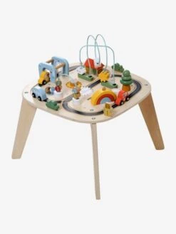 Table D'activités Circuit De Voitures En Bois FSC® Beige - Vertbaudet -Enfant Jouet Boutique table dactivites circuit de voitures en bois fsc 2