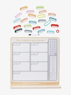 Tableau Organisateur De Semaine Gris - Vertbaudet 7 Tableau Organisateur De Semaine Gris - Vertbaudet -Enfant Jouet Boutique tableau organisateur de semaine 3