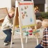Tableau Pliable Et Réglable En Hauteur 3 En 1 En Bois FSC® Multicolore - Vertbaudet